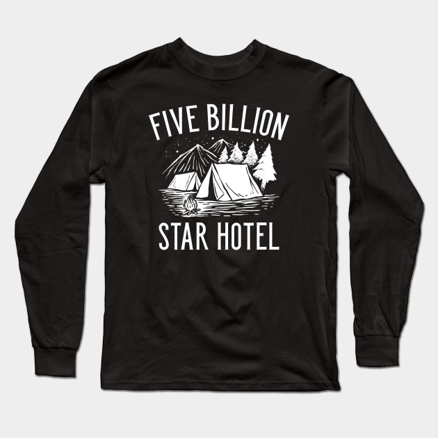 Five Billion Star Hotel Long Sleeve T-Shirt by LuckyFoxDesigns